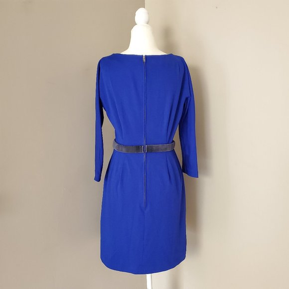 Anthropologie Girls From Savoy Blue Ponte Knit Dress (as Seen on Taylor Swift) - Picture 10 of 16